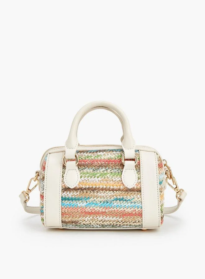 Peppermint MULTICOLOUR Textured Crossbody Bag With Double Handle for Women | Best Price UAE